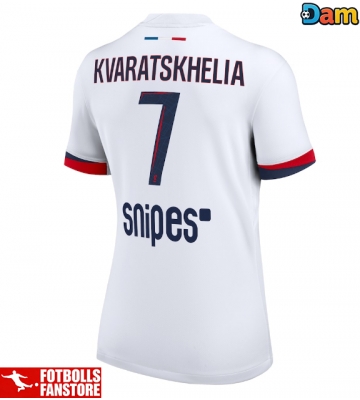 Paris Saint-Germain Khvicha Kvaratskhelia #7 Bortatröja Dam 2025-26 Kortärmad